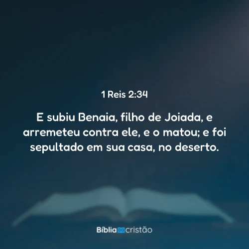 1 Reis 2:34