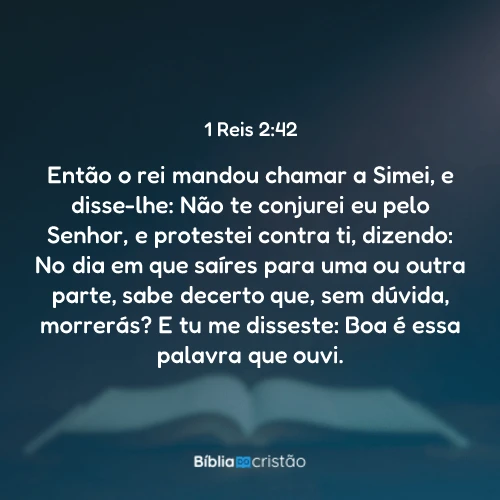 1 Reis 2:42