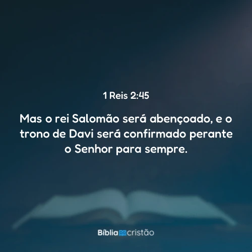 1 Reis 2:45