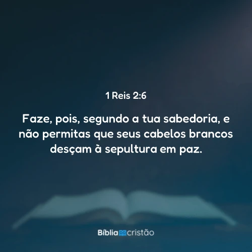 1 Reis 2:6