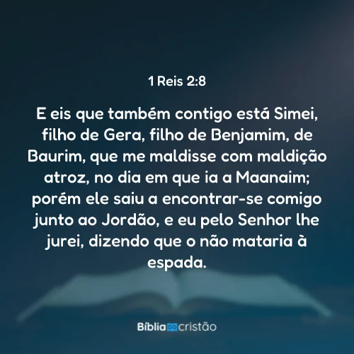 1 Reis 2:8