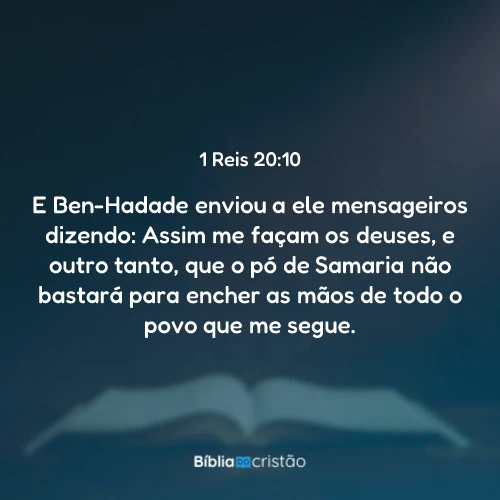 1 Reis 20:10