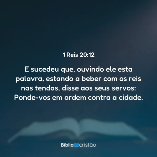 1 Reis 20:12