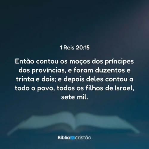 1 Reis 20:15