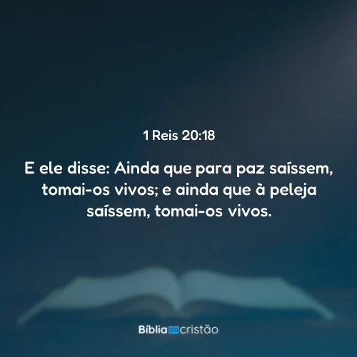 1 Reis 20:18
