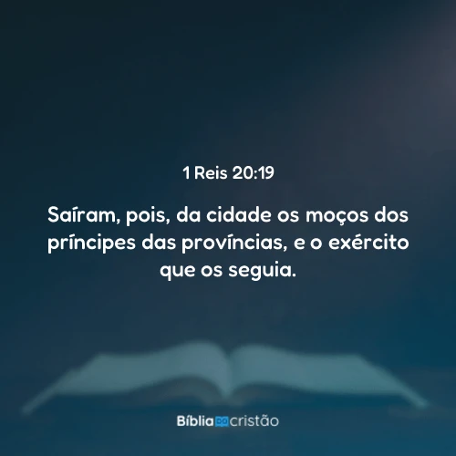 1 Reis 20:19
