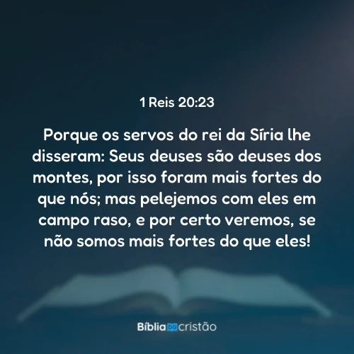 1 Reis 20:23