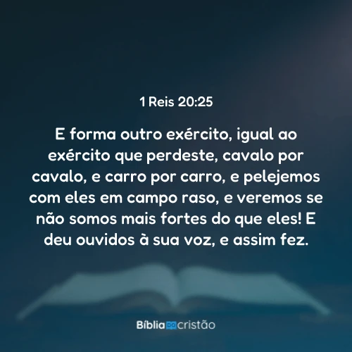 1 Reis 20:25