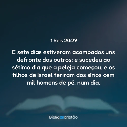 1 Reis 20:29