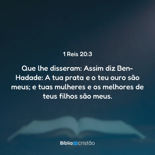 1 Reis 20:3