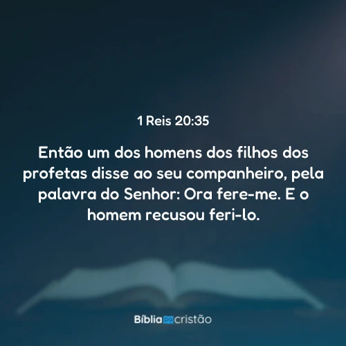 1 Reis 20:35