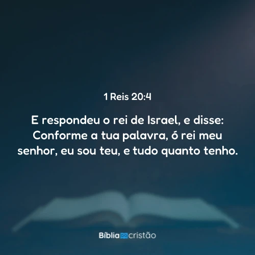 1 Reis 20:4