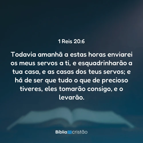 1 Reis 20:6
