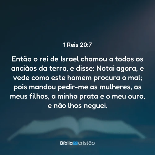 1 Reis 20:7