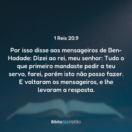 1 Reis 20:9