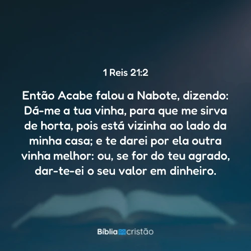 1 Reis 21:2