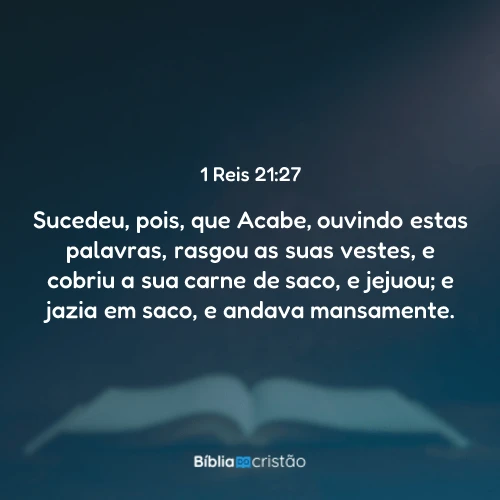 1 Reis 21:27