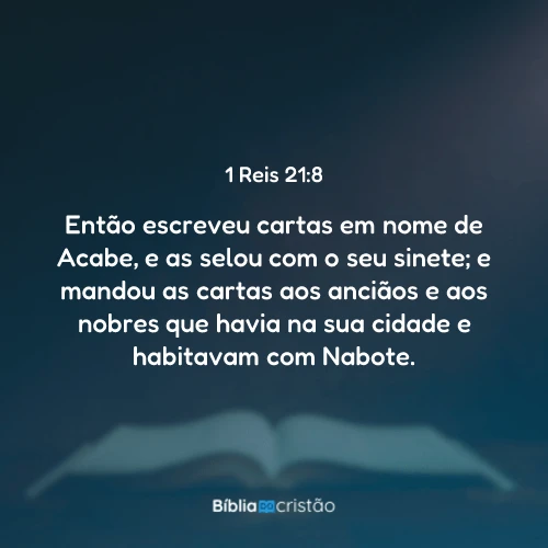 1 Reis 21:8