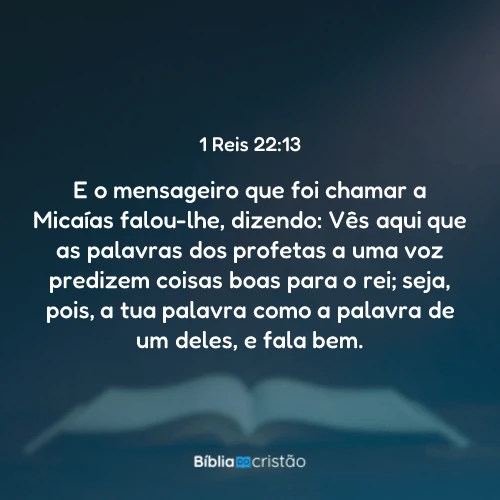 1 Reis 22:13