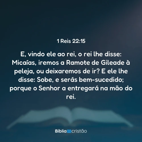 1 Reis 22:15