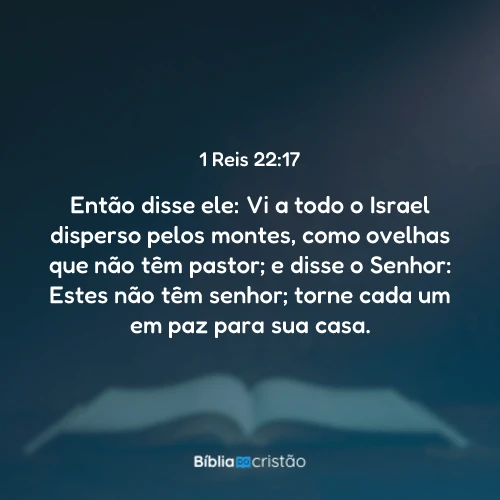 1 Reis 22:17