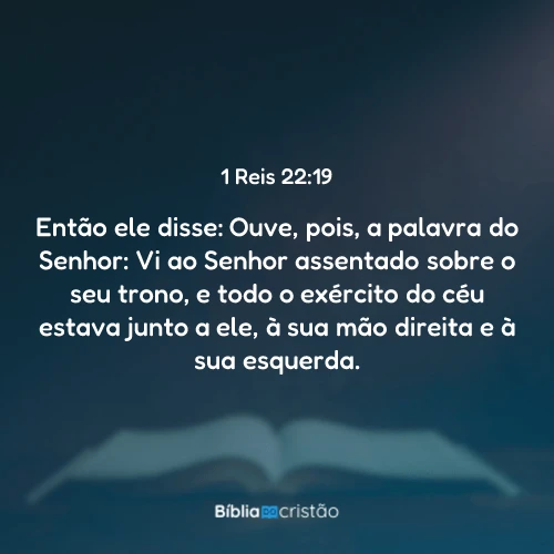 1 Reis 22:19