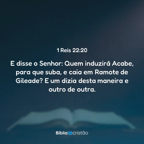 1 Reis 22:20