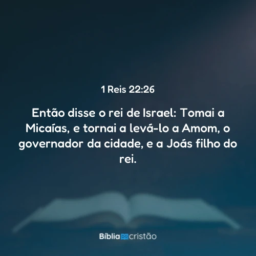 1 Reis 22:26