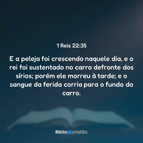 1 Reis 22:35