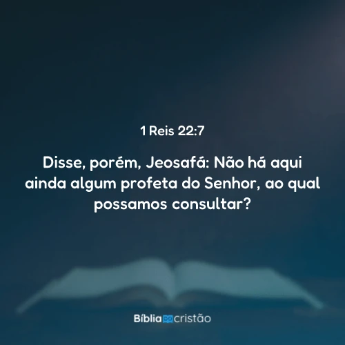 1 Reis 22:7