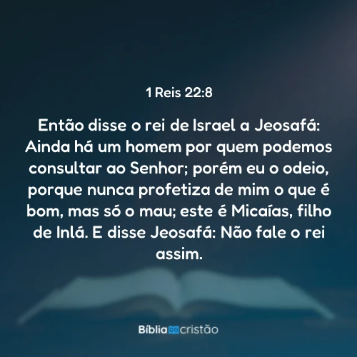 1 Reis 22:8
