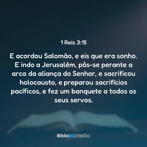 1 Reis 3:15