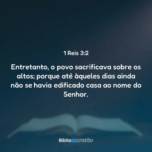 1 Reis 3:2