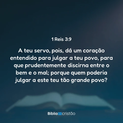 1 Reis 3:9