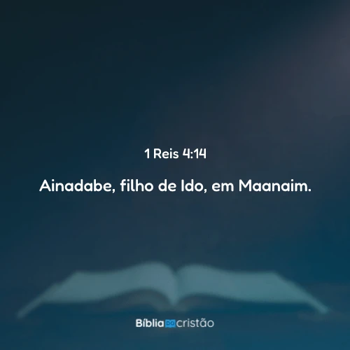 1 Reis 4:14