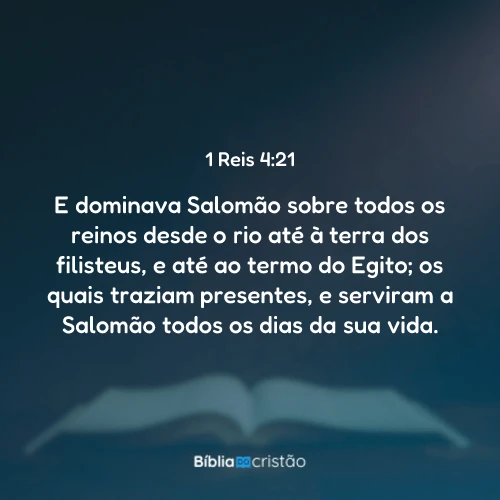 1 Reis 4:21