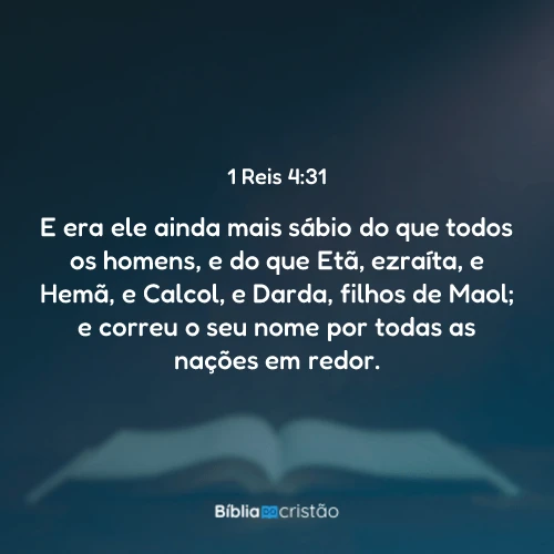 1 Reis 4:31