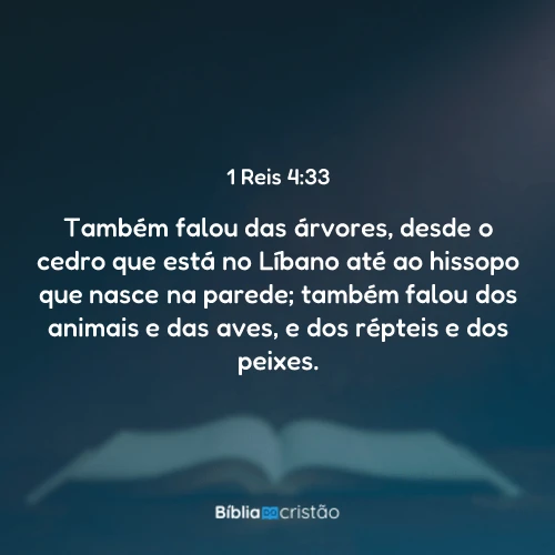 1 Reis 4:33