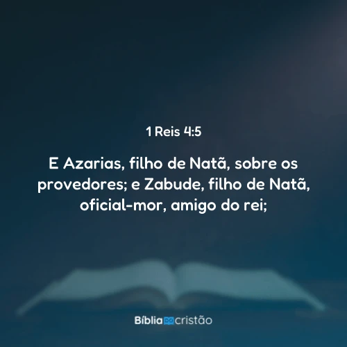 1 Reis 4:5