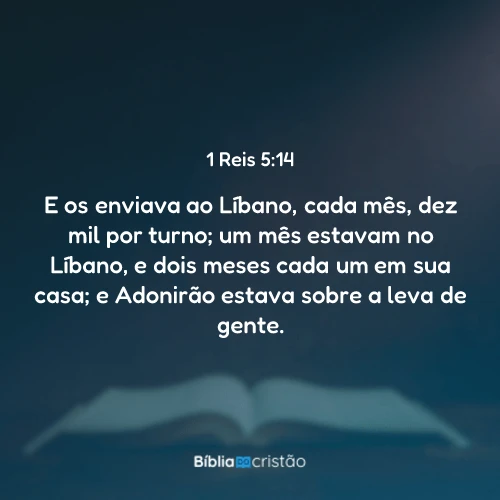 1 Reis 5:14