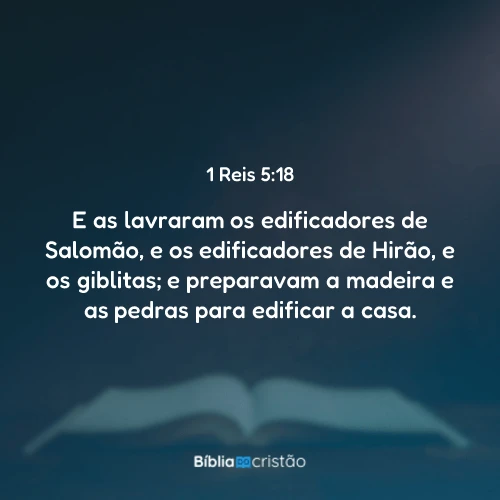 1 Reis 5:18