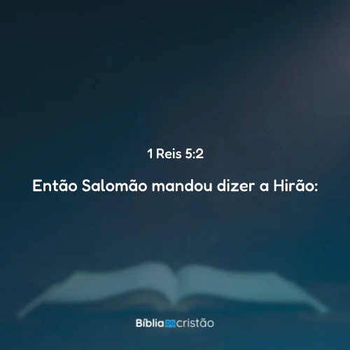 1 Reis 5:2