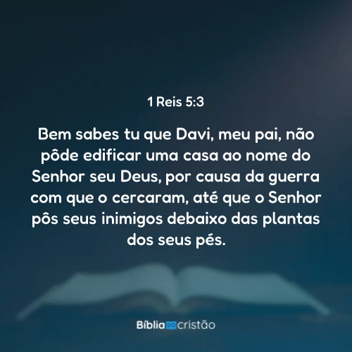 1 Reis 5:3