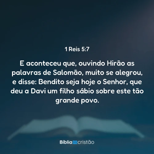 1 Reis 5:7