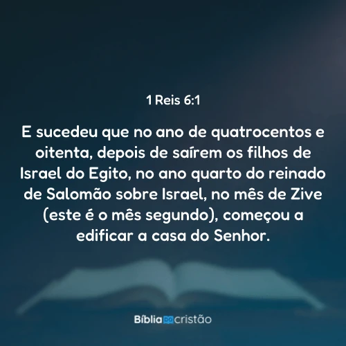 1 Reis 6:1