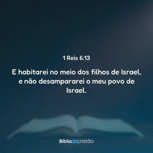 1 Reis 6:13