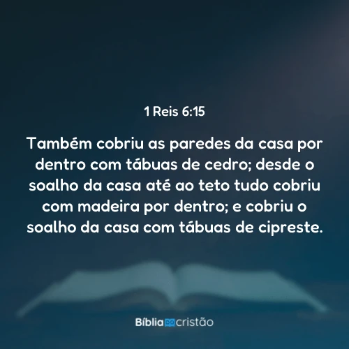 1 Reis 6:15