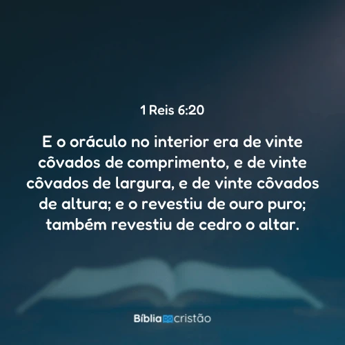 1 Reis 6:20