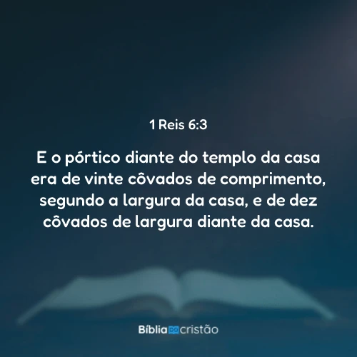 1 Reis 6:3