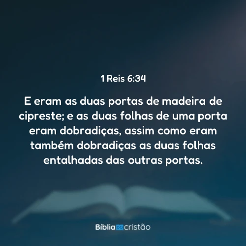 1 Reis 6:34